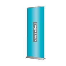 Roll-Up Deluxe | B 85 cm x H 153 - 200 cm | einseitig bedruckt